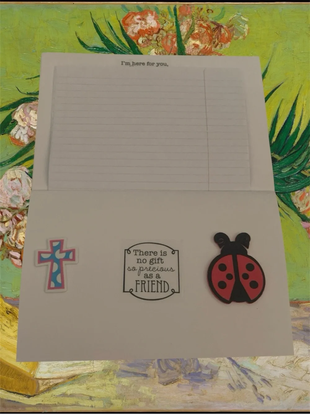 Handmade Floral Journal Pack • Faith & Friendship Gift Notebook Set 6 Packs